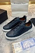 Мужские кроссовки Ermenegildo Zegna Triple Stitch Alligator - Navy