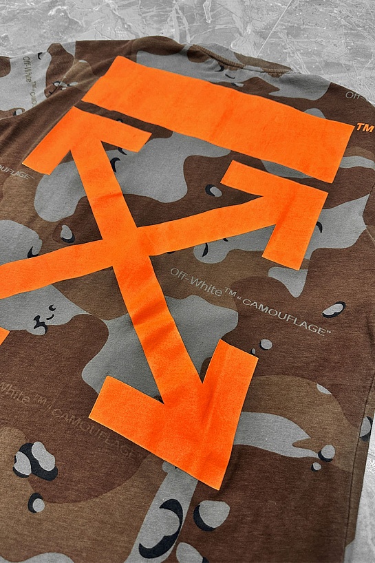 Оверсайз футболка Off-White Arrows Camo