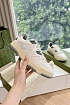 Женские кроссовки Gucci Premium - White / Green