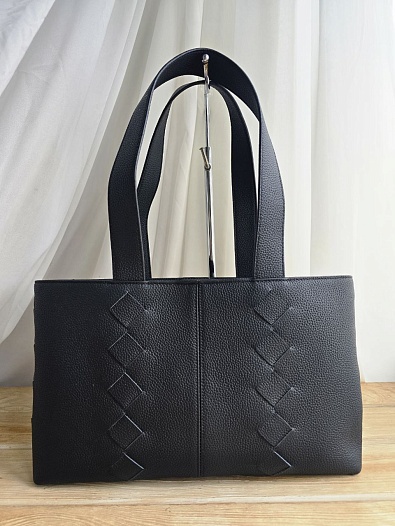 Кожаная сумка Bottega Veneta 38x22 см   