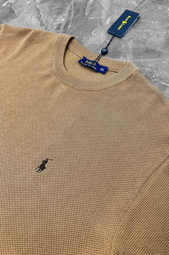 Мужской джемпер Роlо Ralрh Lаurеn pony-embroidered - Brown