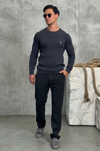 Мужские брюки Tommy Hilfiger narrow leg - Dark Grey   