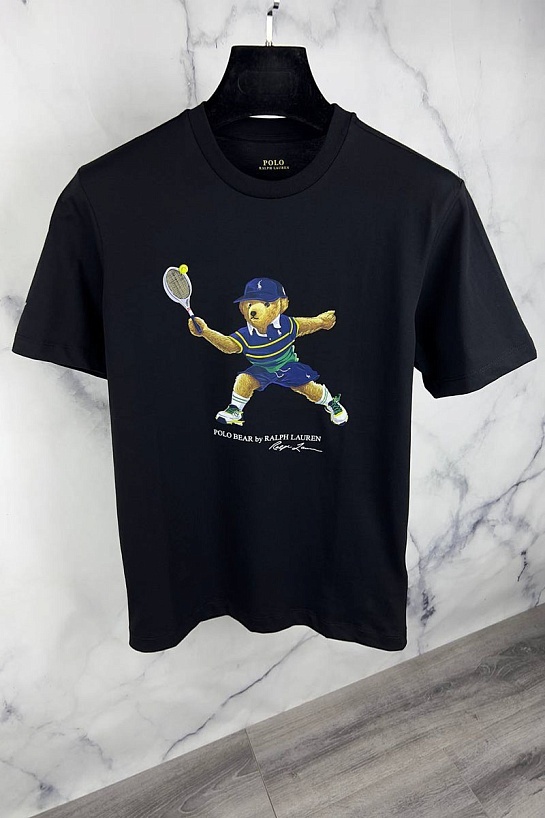 Чёрная футболка Роlо Ralрh Lаurеn US Open 