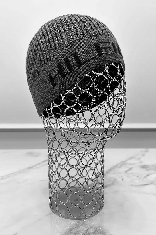 Мужская серая шапка Tommy Hilfiger