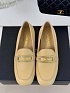 Женские кожаные лоферы Chanel premium