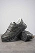 Мужские кожаные кроссовки Gucci GG Monogram - Grey