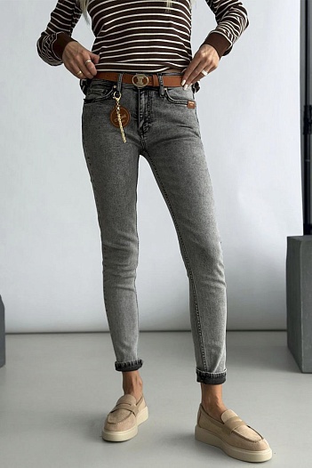 Женские джинсы скини Celine premium - Blue   