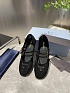 Женские сетчатые балетки Prada чёрного цвета