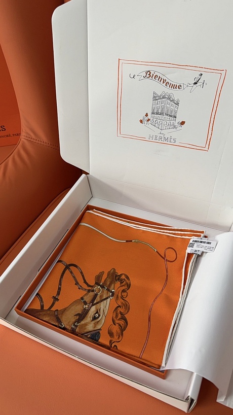 Платок Hermes Grand Galop premium 88x88 см