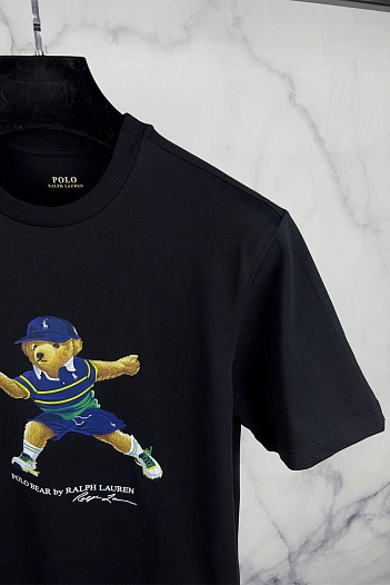 Чёрная футболка Polo Ralph Lauren US Open    