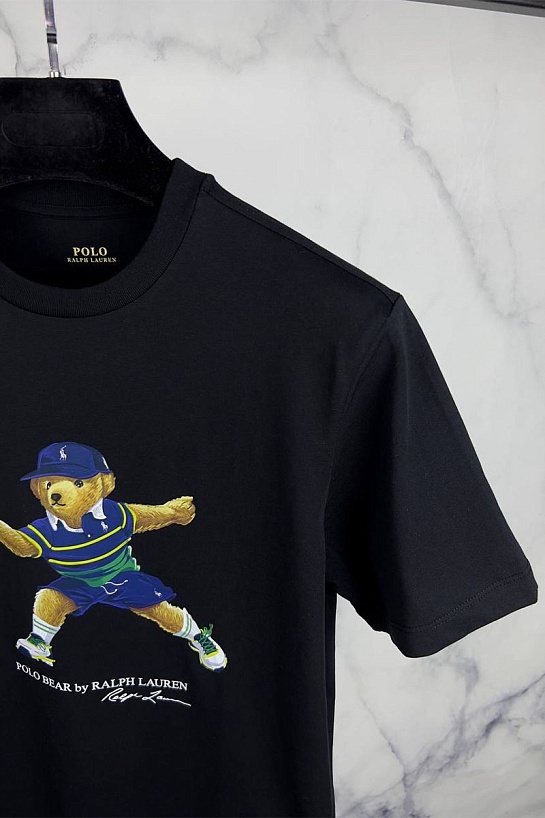 Чёрная футболка Роlо Ralрh Lаurеn US Open 