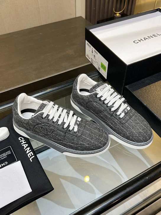 Женские кроссовки Chanel Tweed premium