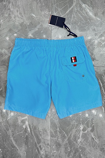 Мужские шорты Tommy Hilfiger голубого цвета   