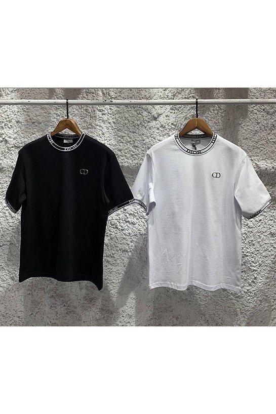 Чёрная оверсайз футболка Dior