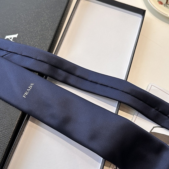 Галстук Prada premium 150x7 см - Navy