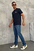 Мужские джинсы светло-синего цвета Loro Piana regular fit
