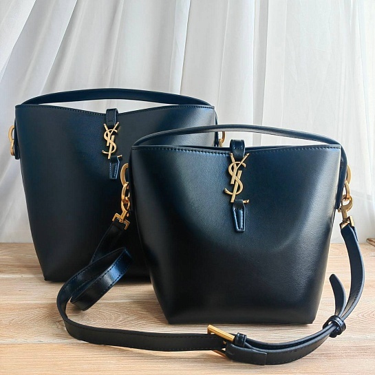Кожаная сумка Yves Saint Laurent Le 37 bucket bag 20x25 см