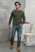 Мужской свитшот зелёного цвета Tommy Hilfiger
