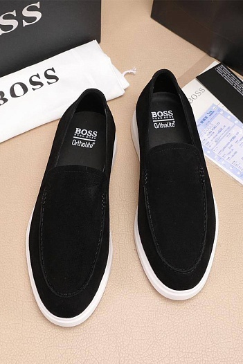 Мужские замшевые лоферы Hugo Boss   