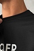 Мужская футболка Moncler logo-patch - Black