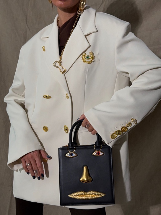 Женский белый пиджак Schiaparelli