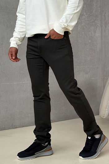 Мужские тёмно-серые джинсы Emporio Armani   