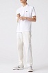 Мужское белое поло Lacoste Classic Fit