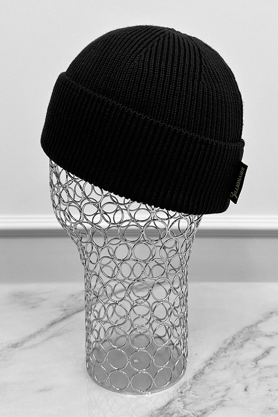 Шапка Billionaire logo-embroidered - Black