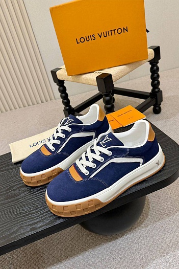 Мужские кроссовки Louis Vuitton Tilted - Navy Blue   