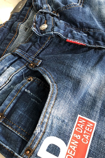 Мужские джинсовые шорты Dsquared2 SLIM   