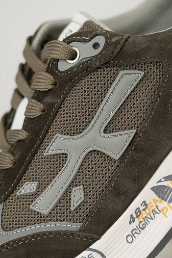 Мужские кроссовки Premiata Moe Run - Brown   