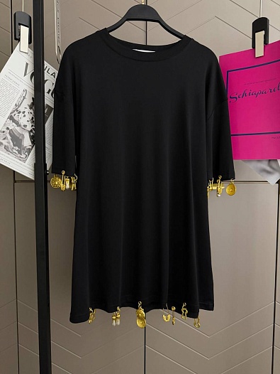 Женская базовая футболка Schiaparelli premium - Black   