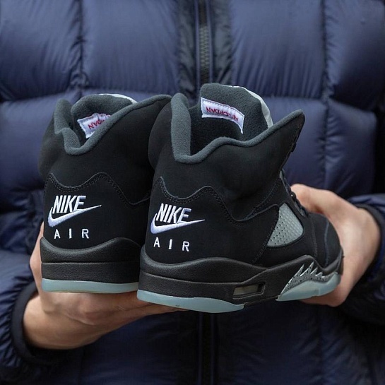 Кроссовки Nike Air Jordan 5 Retro Black Metallic