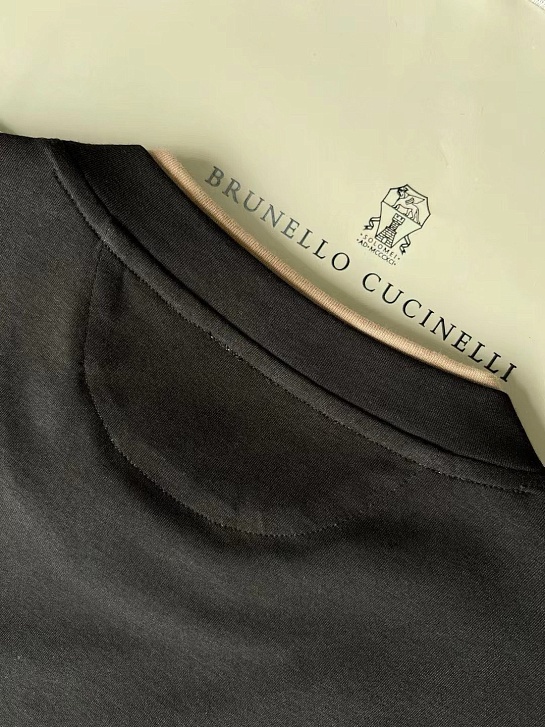 Футболка Brunello Cucinelli Premium layered-effect - Black