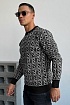 Чёрный джемпер Fendi FF Monogram