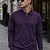 Поло с длинным рукавом Brioni zip-neck - Purple