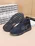 Замшевые кроссовки с мехом Premiata high-top - Navy