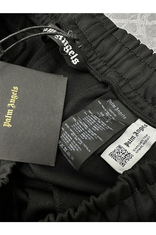 Мужские шорты Palm Angels "Broken Logo" - Black