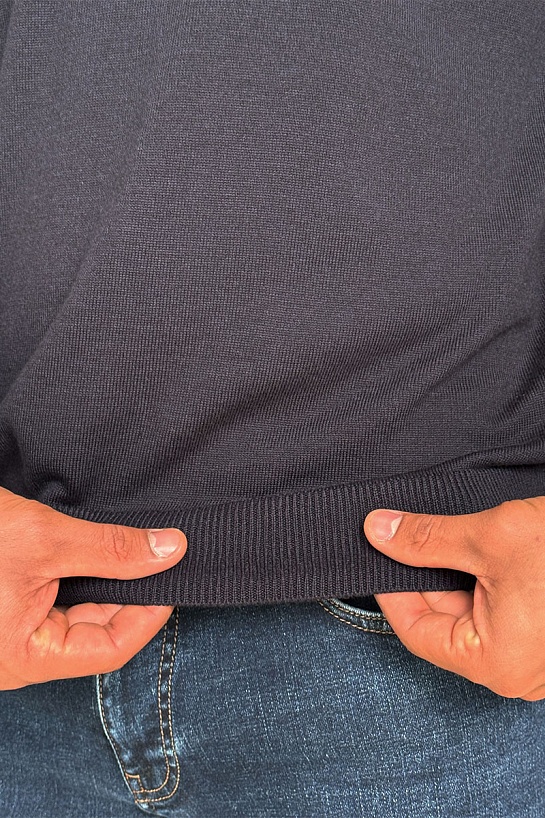 Мужской тёмно-синий джемпер Loro Piana