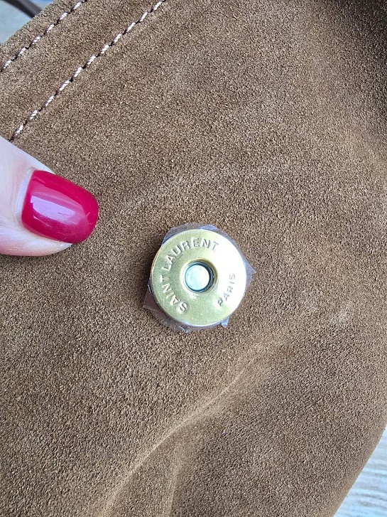 Замшевая сумка Yves Saint Laurent Le 5 a 7 40x22