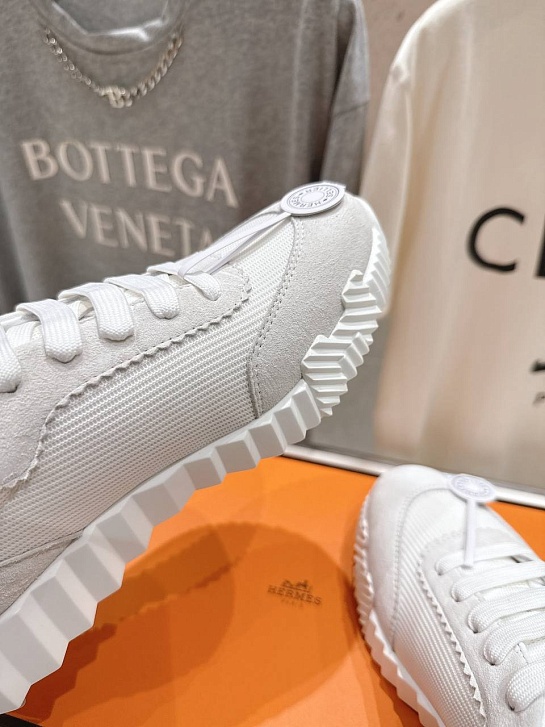 Женские кроссовки Hermes Bouncing  premium - White