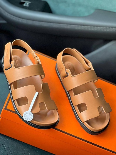 Женские сандалии Hermes Chypre - Brown   