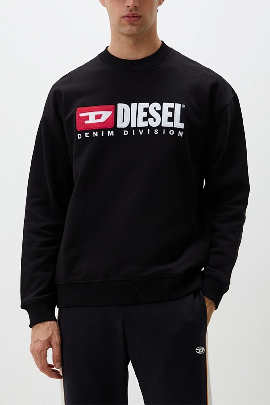 Мужской свитшот Diesel Crew-Division - Black