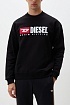 Мужской свитшот Diesel Crew-Division - Black
