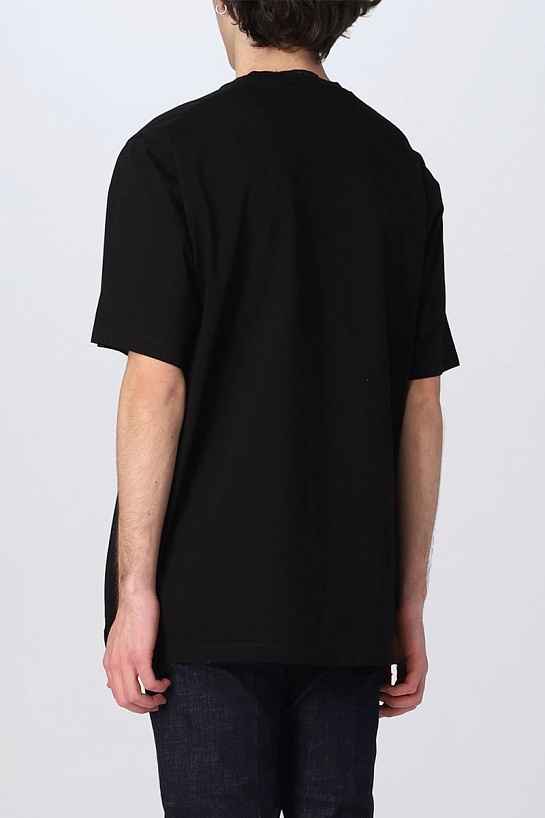 Футболка чёрного цвета Dsquared2 Shark Slouch
