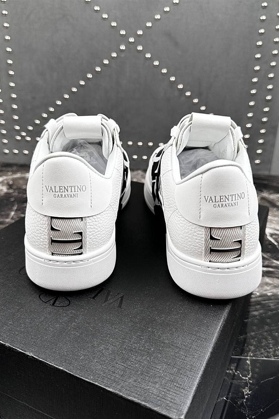 Кожаные кроссовки Valentino VL7N low-top - White / Black