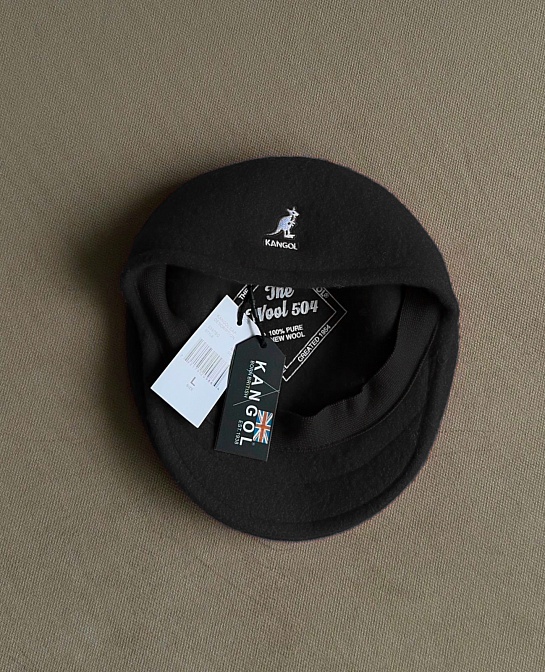 Берет чёрного цвета Kangol
