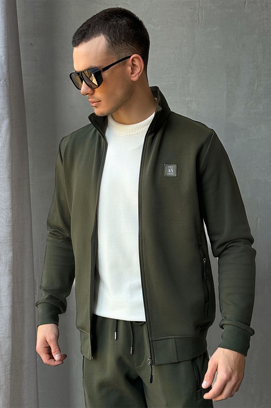 Спортивный костюм Armani Exchange logo-patch - Green
