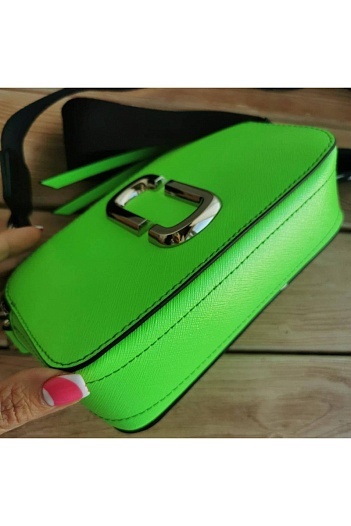 Кожаная сумка Marc Jacobs 25x16 см - Green   