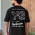 Мужская чёрная футболка Y-3 Yohji Yamamoto